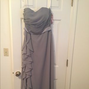 Platinum formal dress